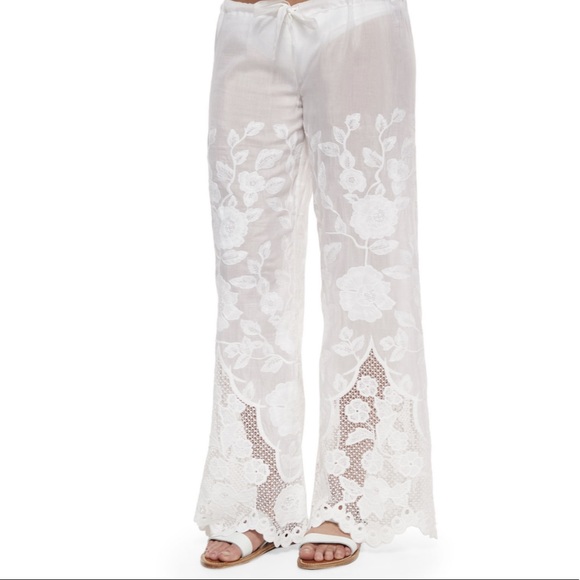 Vitamin A Pants - Vitamin A Penelope Eyelet Drawstring Pants